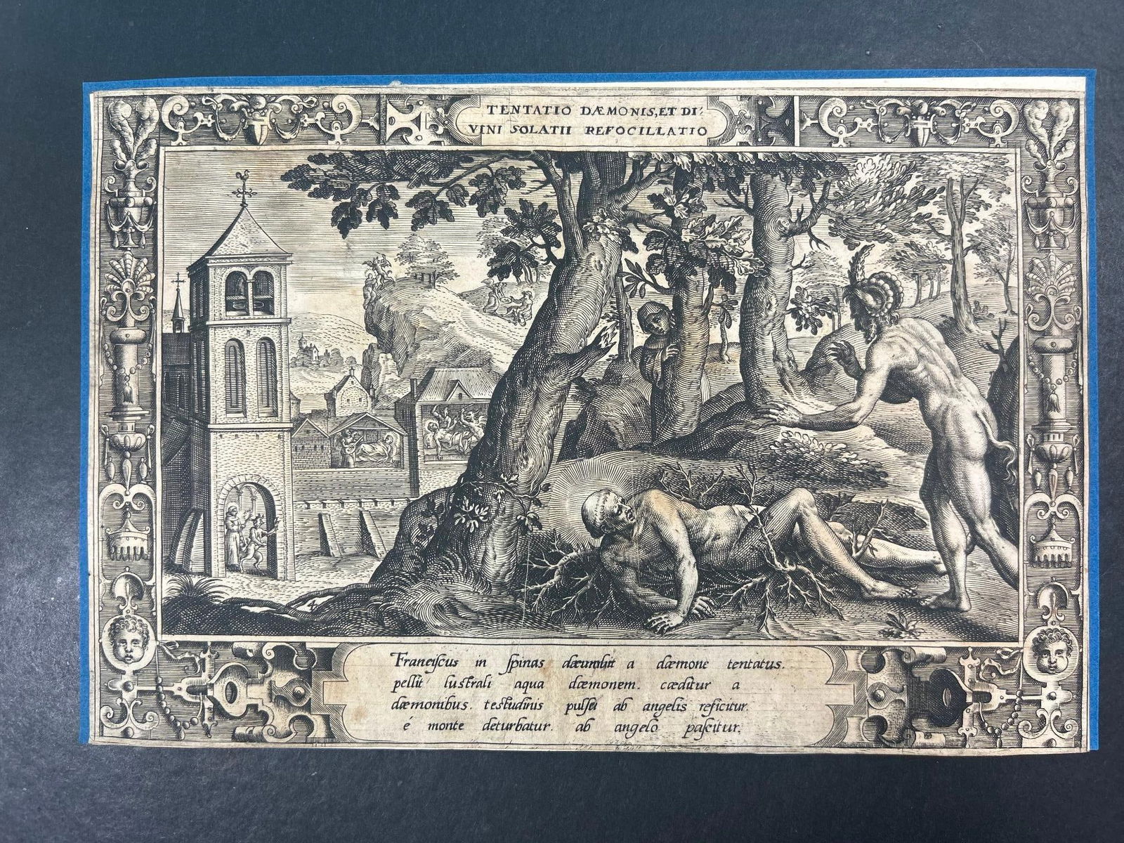 A Religious Etching by Philips Galle (1537-1612) (1 of 1)