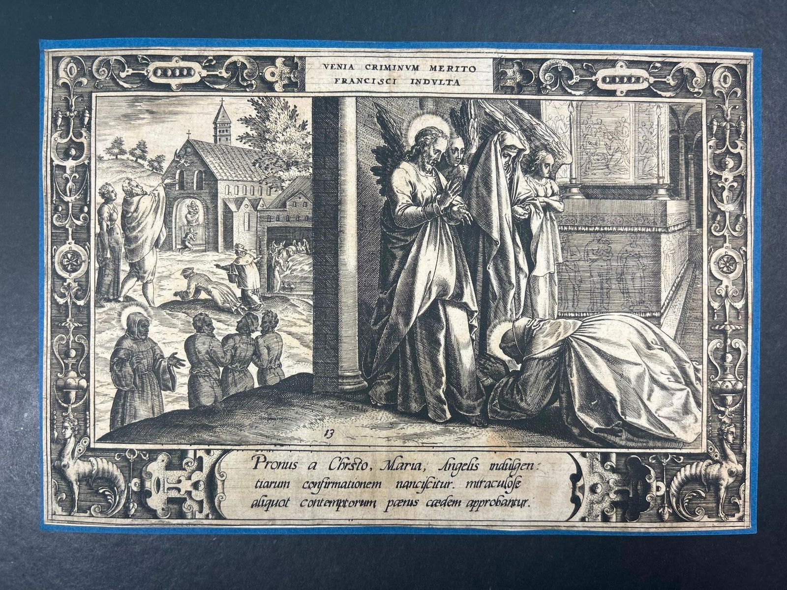 A Religious Etching by Philips Galle (1537-1612) (1 of 1)