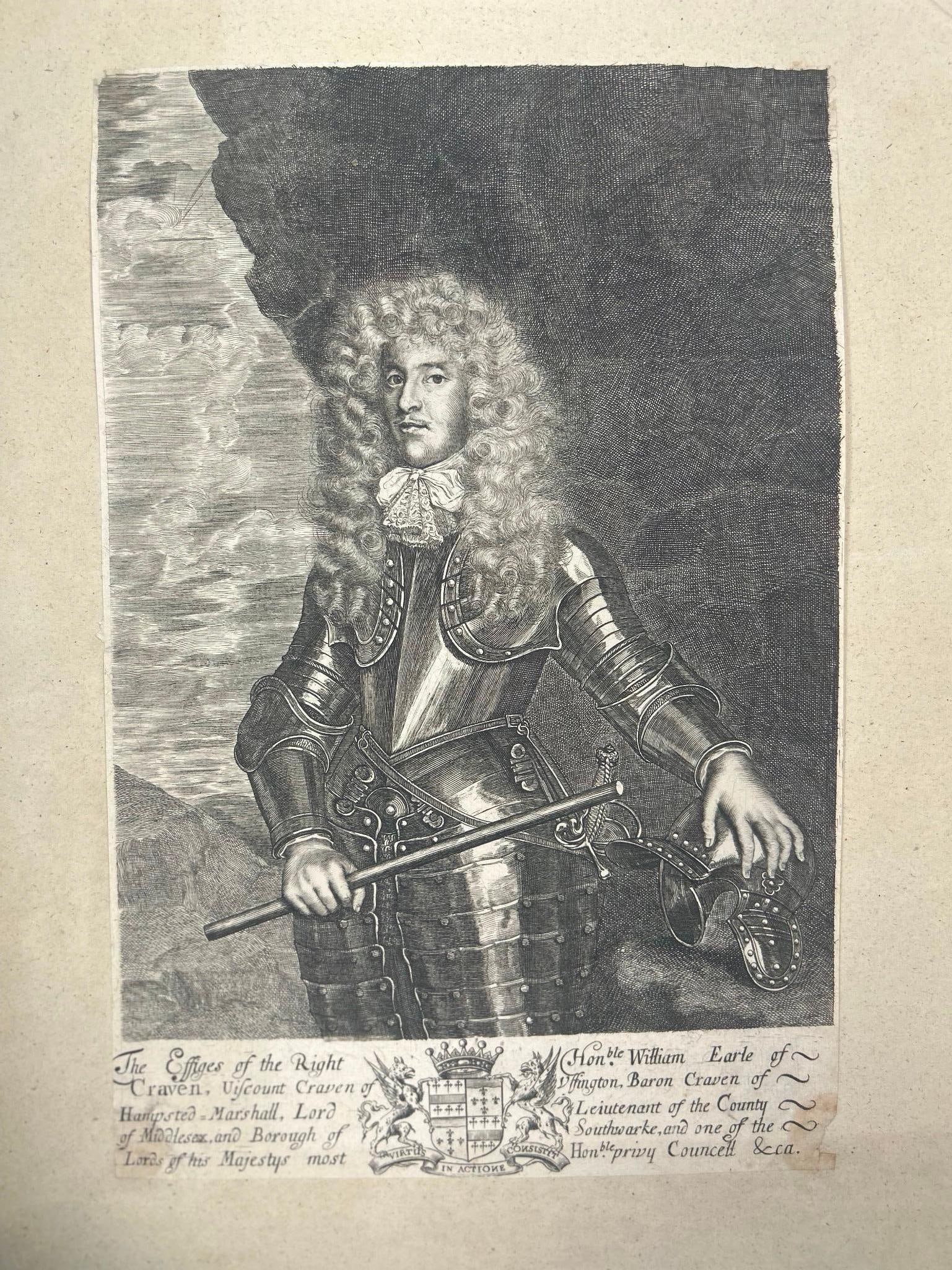An Engraving of William Lord Craven (1608–1697) (1 of 2)