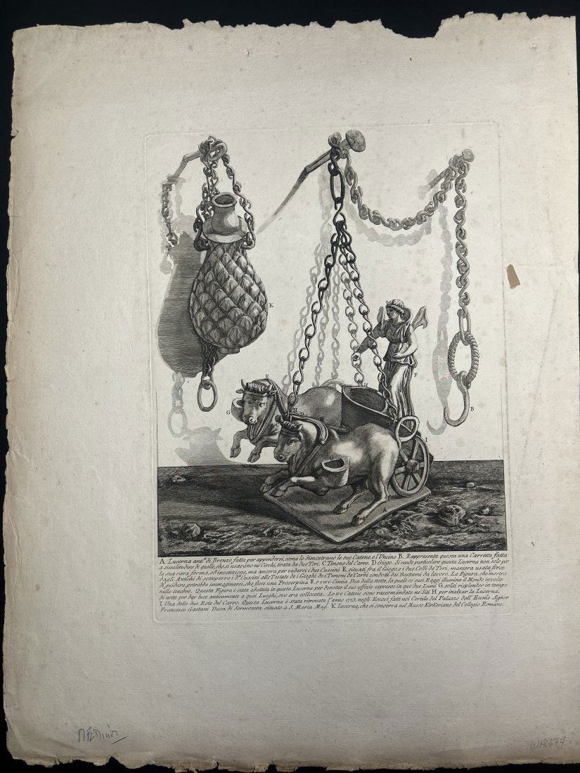 Piranesi Engraving A Lucerna antica di Bronzo 1778 (1 of 5)