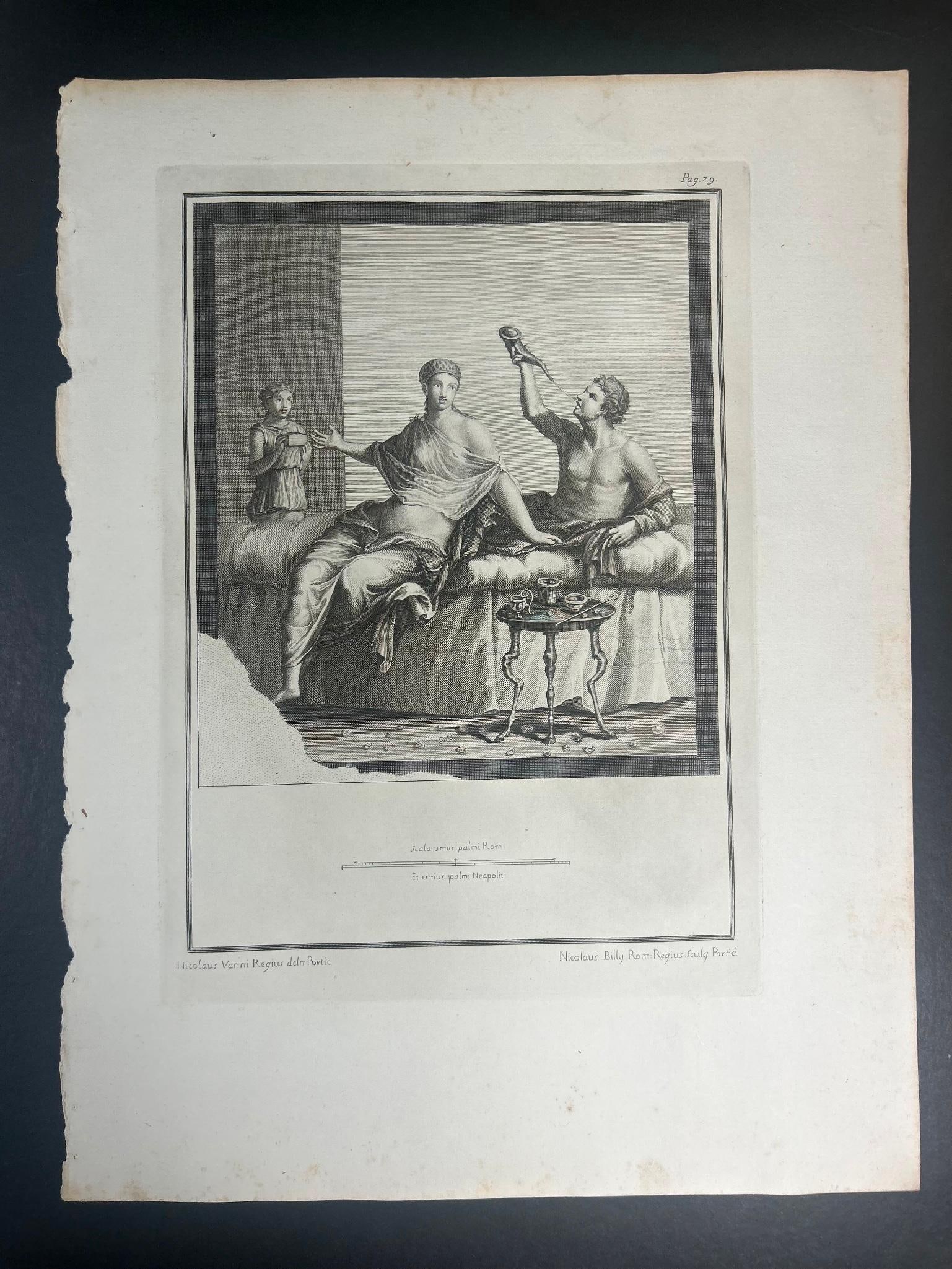 Nicola Vanni Leisure in Roman Time Etching (1 of 1)