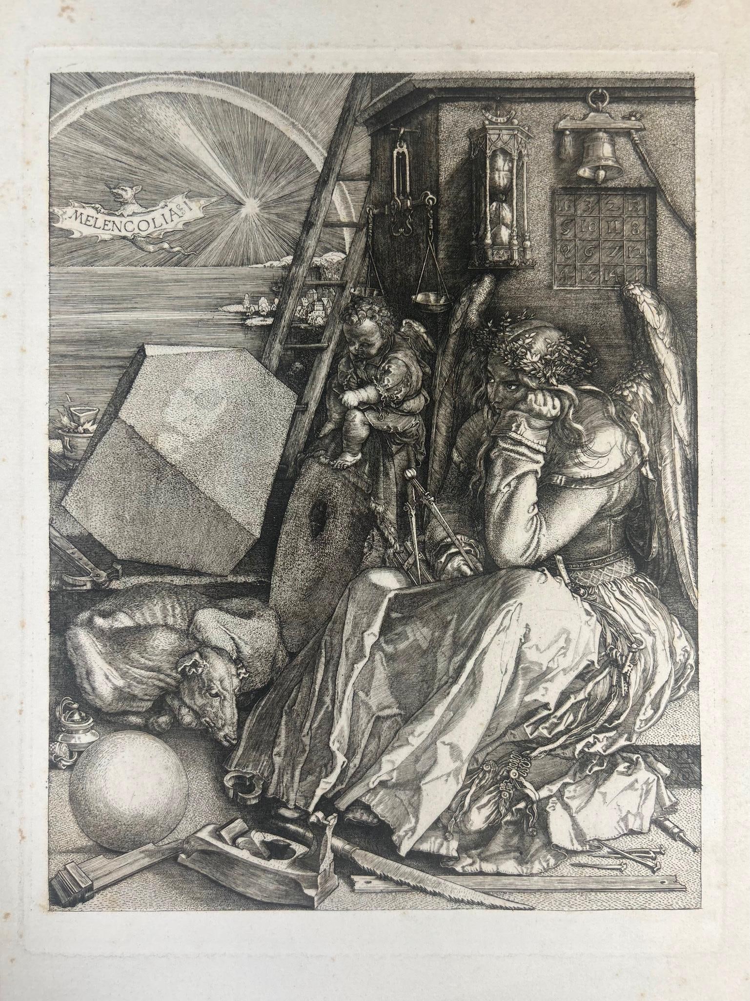 'Melencolia I' Master Engraving by Albrecht Durer (WBW) (1 of 5)
