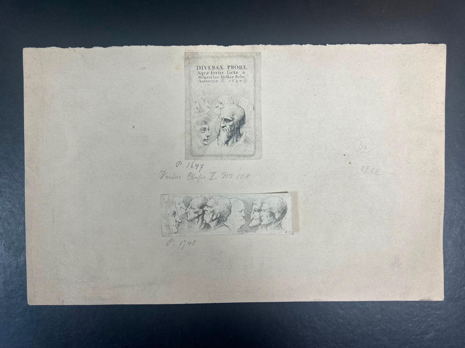 17th/18th Century Small Portrait Engravings (1 of 3)