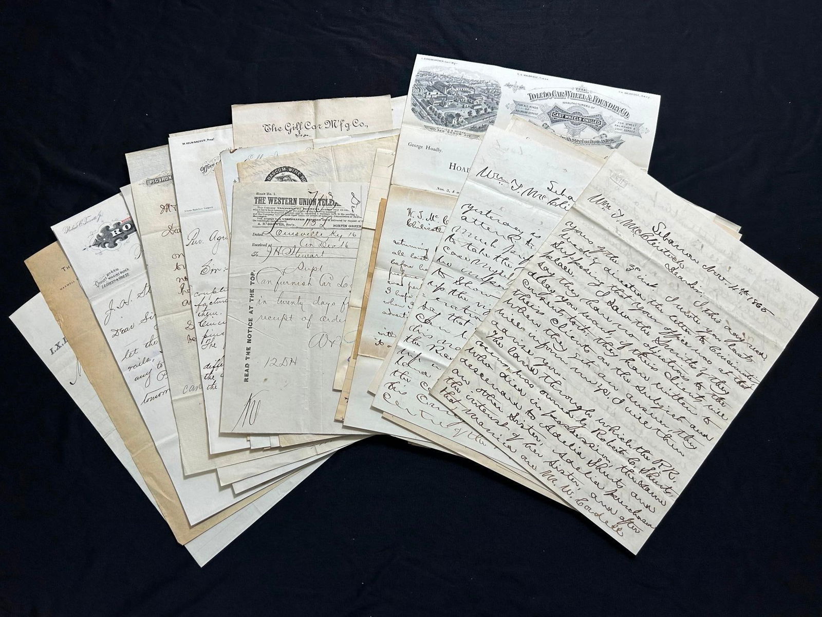 A Collection of Early Railroad Related Documents (1 of 6)