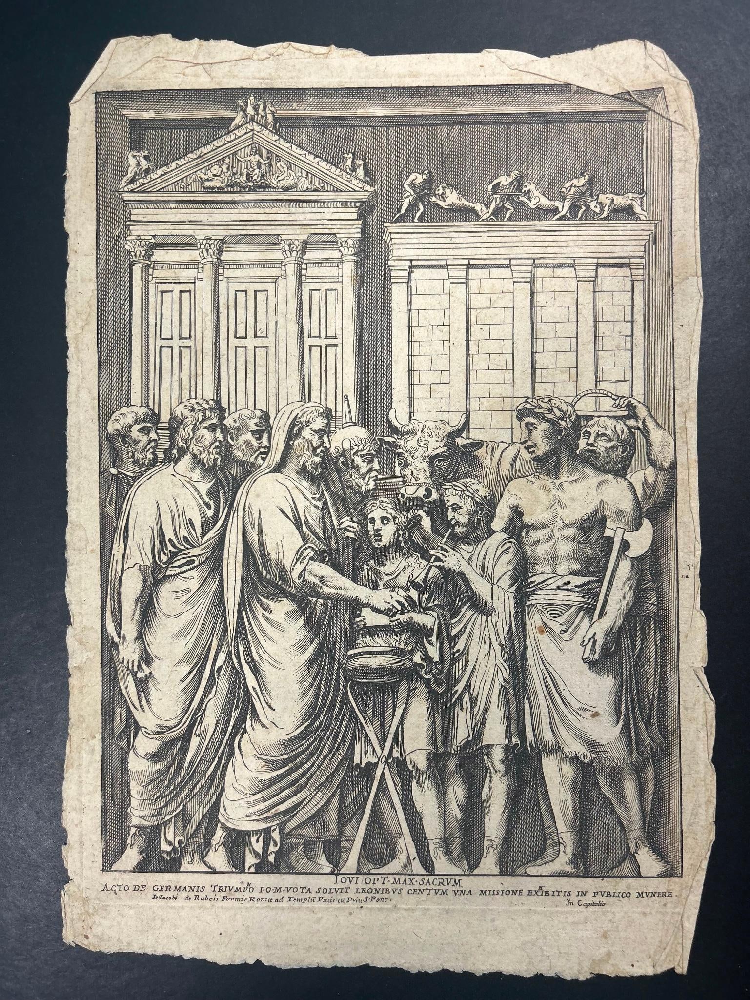 Romans Priests Prepare to Sacrifice, c.1645 (1 of 2)