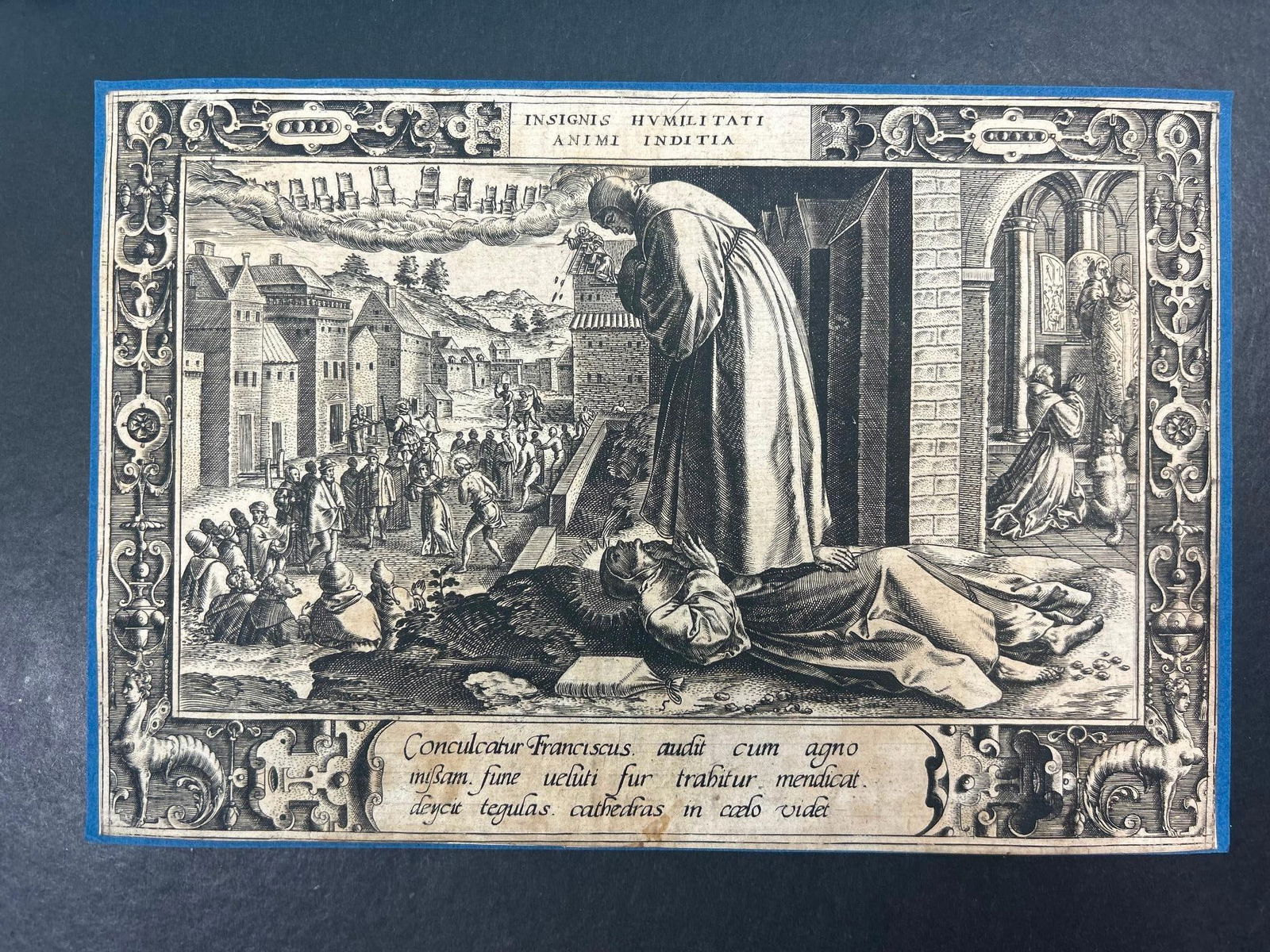 A Religious Etching by Philips Galle (1537-1612) (1 of 1)