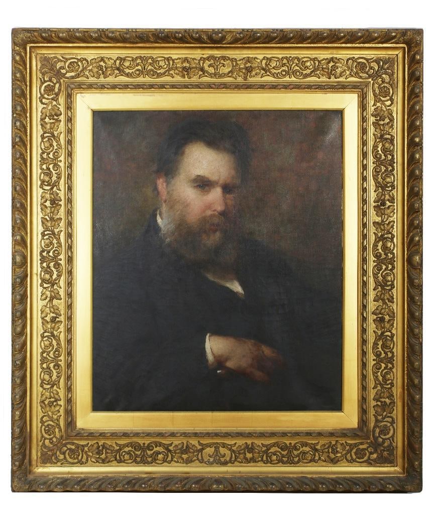 George Elgar Hicks RBA (British, 1824-1914) Portrait of an Older Gentleman (1 of 5)