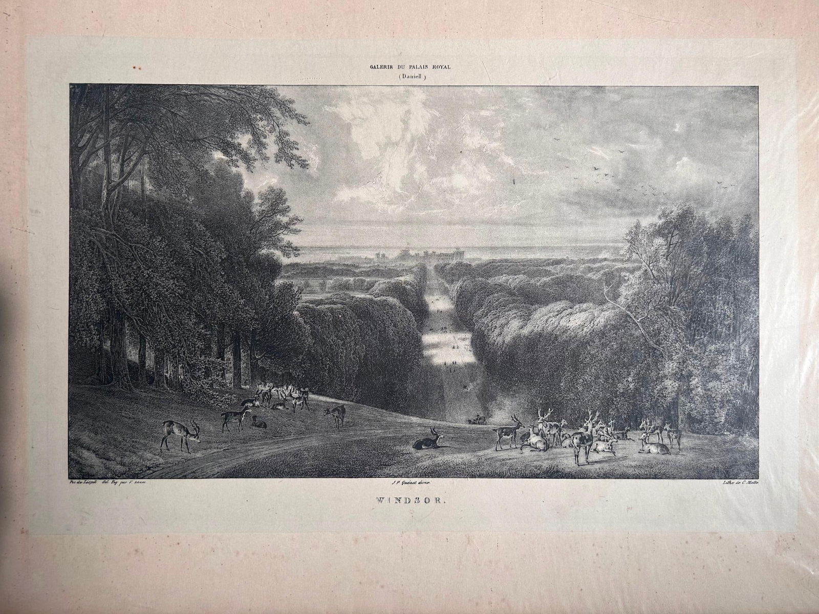 Windsor Castle Engraving (1 of 3)