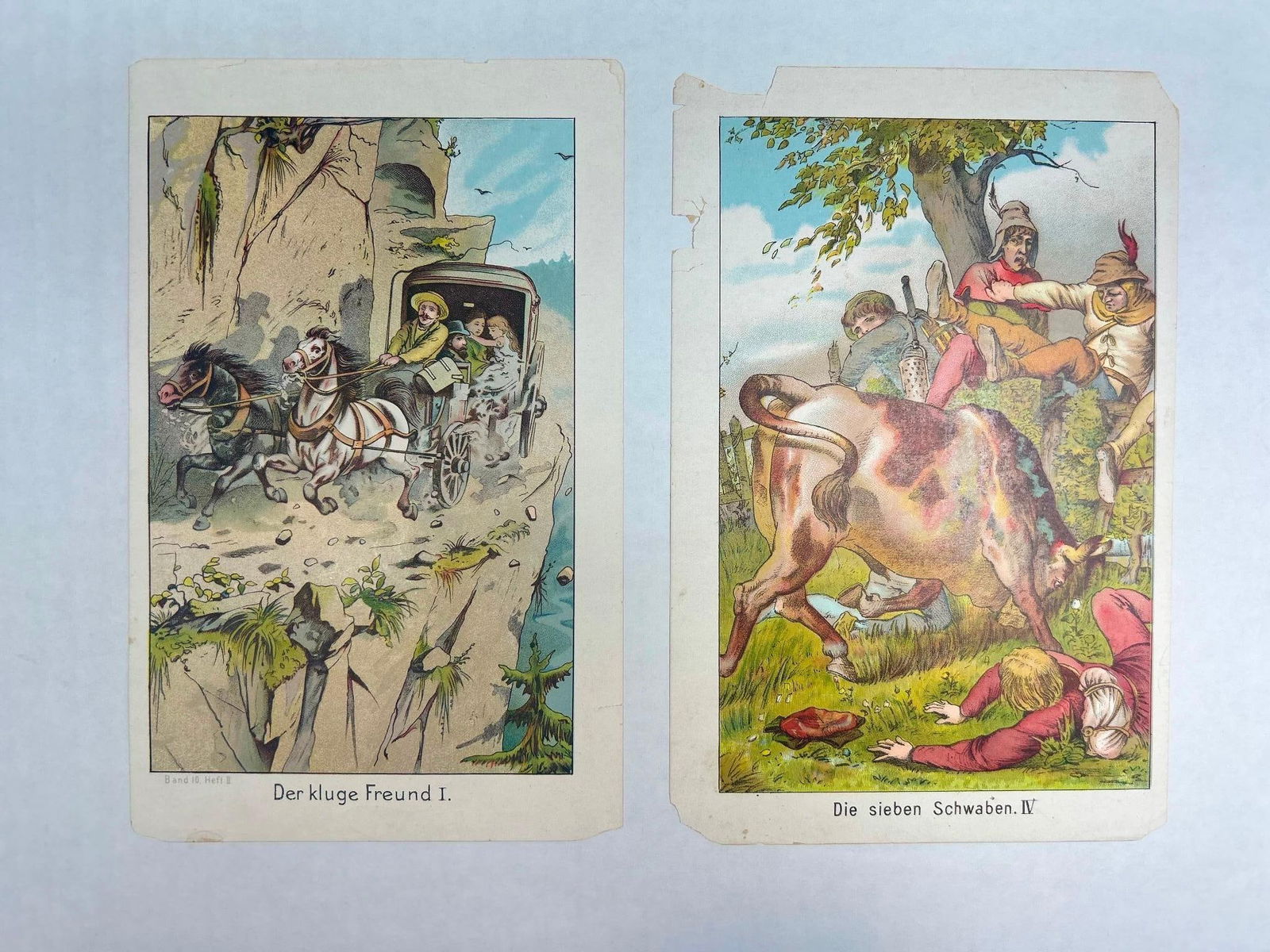 1870s Pair of Kinder-Gardenlaube Illustrations (1 of 1)