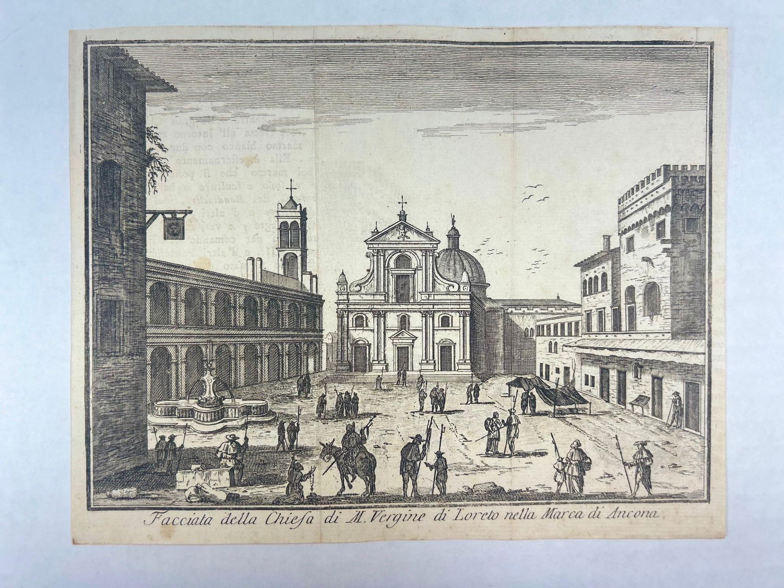 Facciata della Chiesa di M. Vergine di Loreto nella Marca di Ancona (Thomas Salmon) (1 of 2)