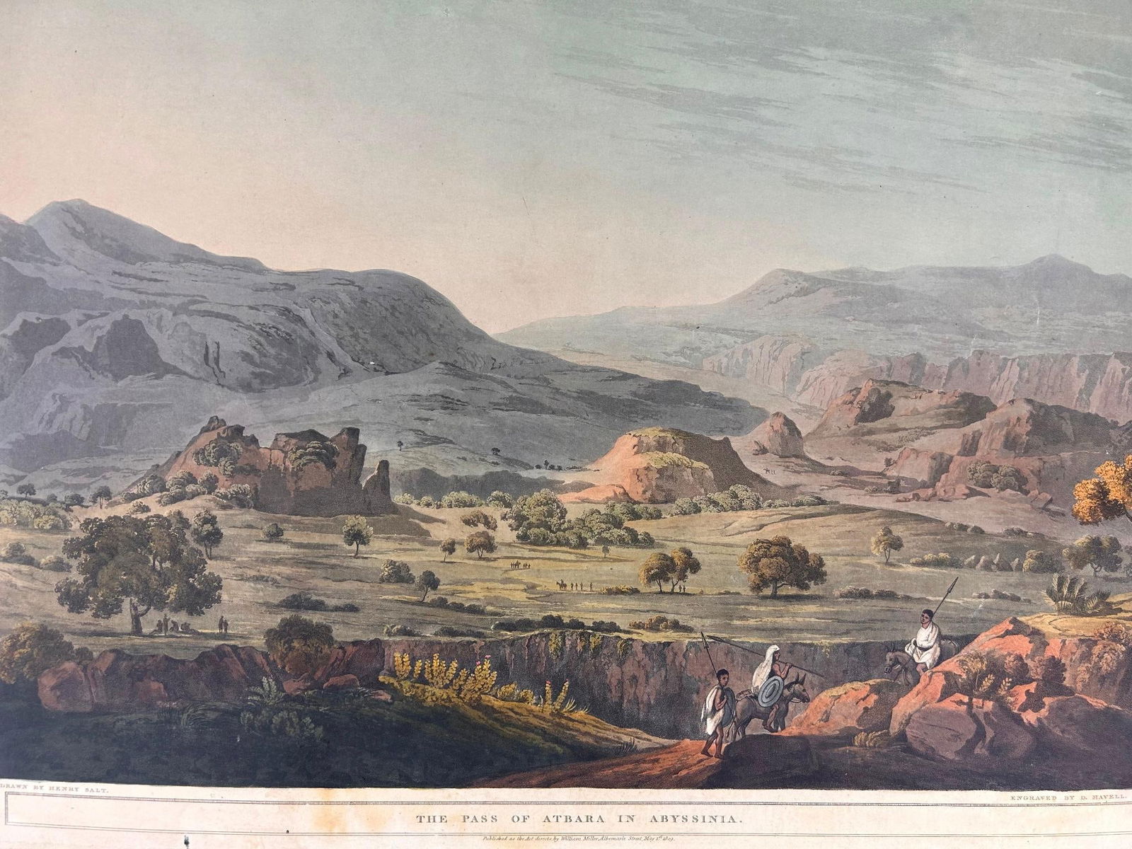 The Pass of Atbara in Abyssinia (Plate XIX) by Henry Salt (1 of 8)