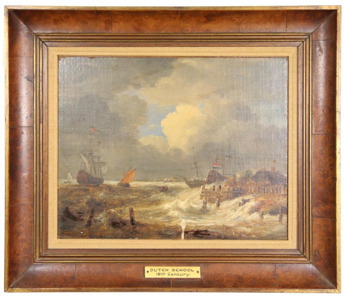 Dutch School Seascape, 18th Century (1 of 8)