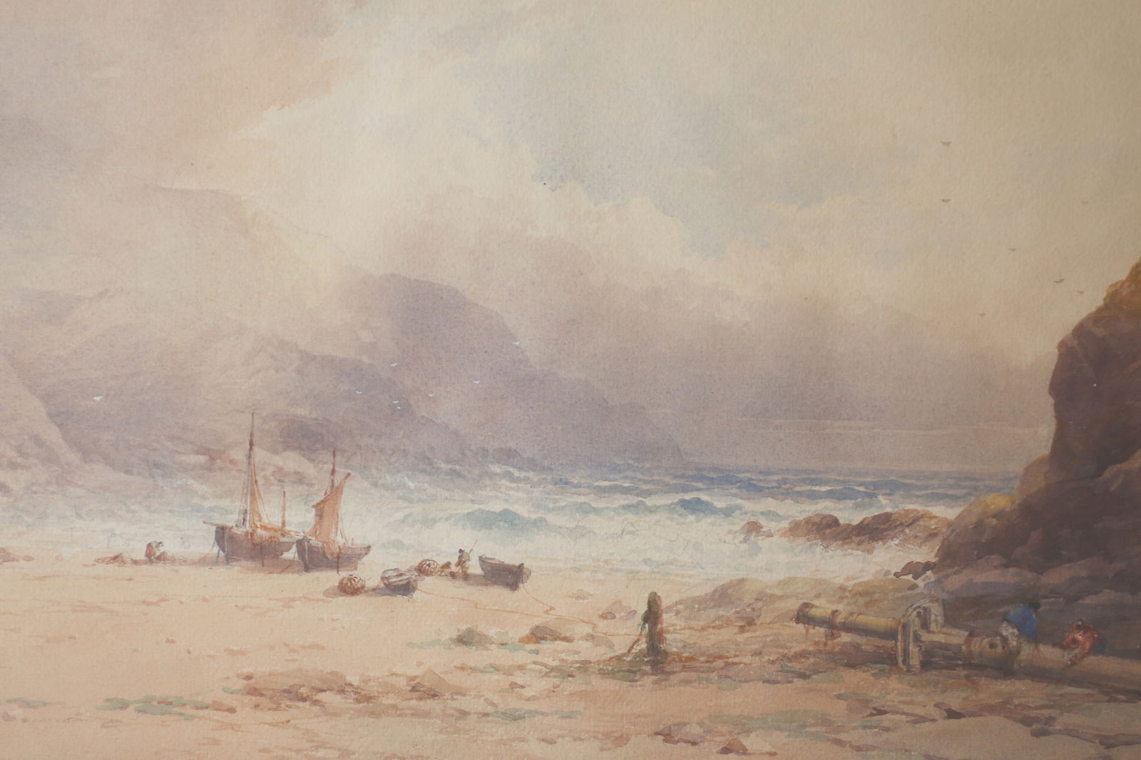 William Collingwood (1819-1903) Rocky Coast (1 of 6)