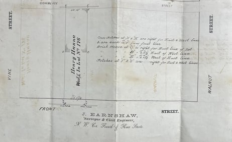 A 19th Century Planning Map of Cincinnati, Ohio