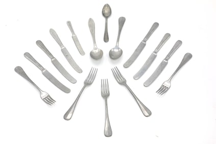 A Variety of Vintage Glass and Toy Utensils