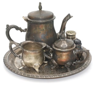 A Lot of Various Plated Silver Items