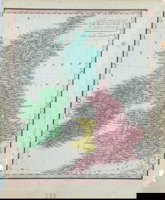 An Antique Map of The British Islands