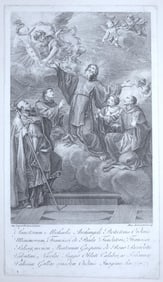 Thomas Antonini Religious Engraving After Angelo Campanella