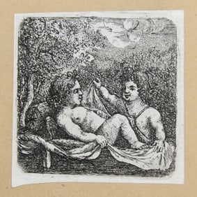 A Small Figural Engraving by David Deuchar (1771-1803)