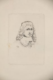 A Portrait of Wenceslaus Hollar (Bohemian, 1607-1677)