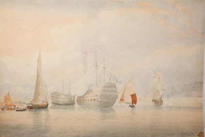 William Anderson (1757-1837) Signed Watercolor