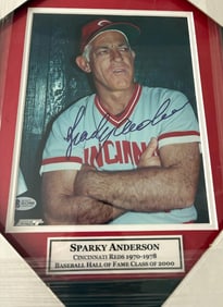 A Sparky Anderson Autographed Photo (Cincinnati Reds)