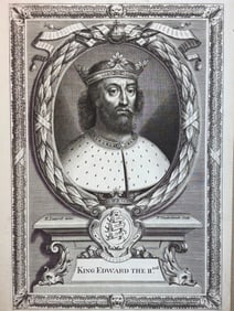 A 17th Century Engraving of Edward II