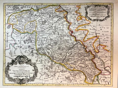 An Antique Map of Ducheburg