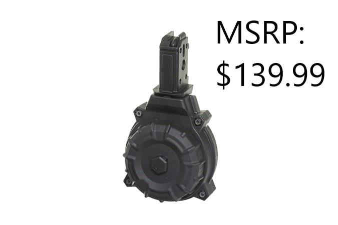 Promag CZ Scorpion 50 Round 9mm Drum: Promag CZ Scorpion 50 Round 9mm Drum