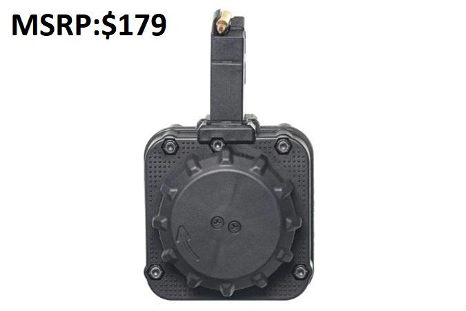 PROMAG AR-15 65 RD. BLACK POLY DRUM 223 REM 5.56 N: PROMAG AR-15 65 RD. BLACK POLY DRUM 223 REM 5.56 N