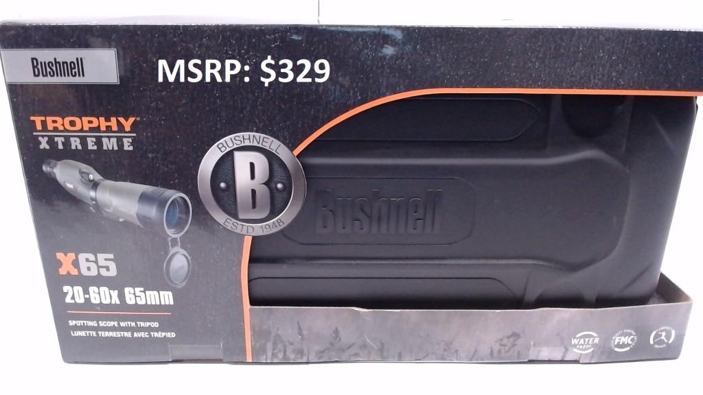 BUSHNELL X65 TROPHY XTREME 20-60X65MM SPOTTING: BUSHNELL X65 TROPHY XTREME 20-60X65MM SPOTTING