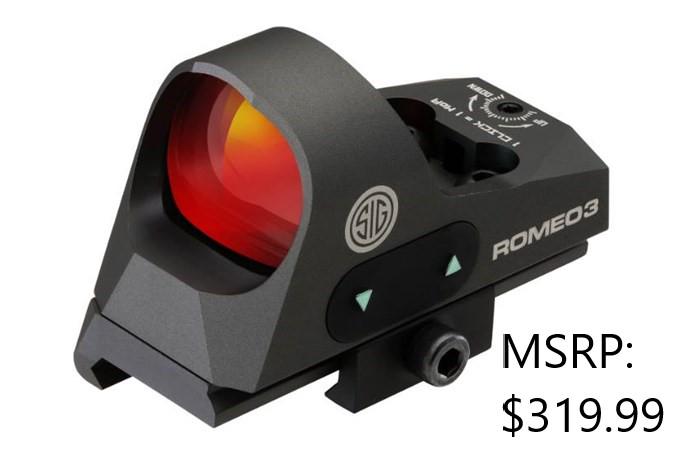 Sig Sauer Romeo 3 Sight 1X25: Sig Sauer Romeo 3 Sight 1X25