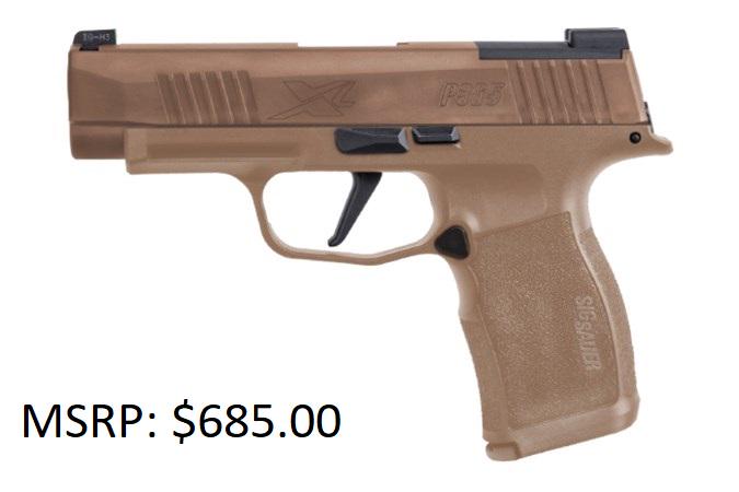 Lipseys Exclu. Sig Sauer P365 XL NRA 9mm: Lipseys Exclu. Sig Sauer P365 XL NRA 9mm