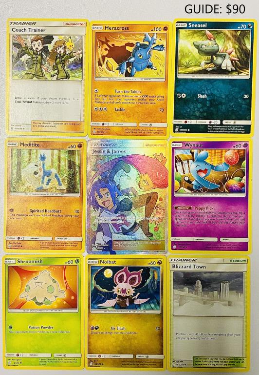 (9) Lot of Pokemon- Jessie & James Full Art: (9) Lot of Pokemon- Jessie & James Full Art