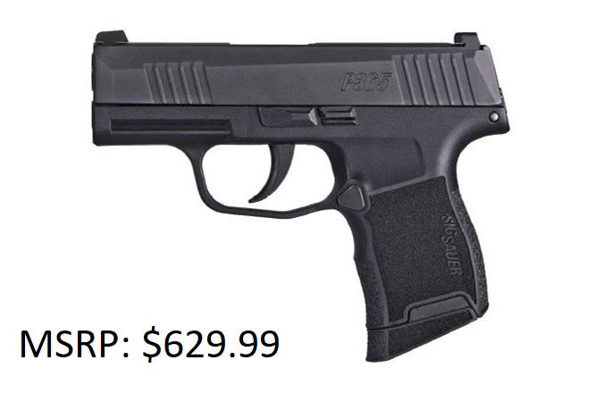 Sig Sauer P365 9mm Nitron Blk: Sig Sauer P365 9mm Nitron Blk
