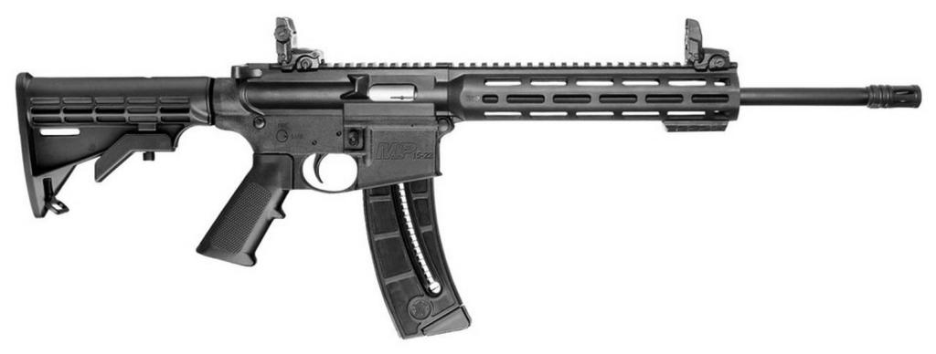 SMITH & WESSON M&P15 SPORT 22LR: 16.5" Matte Black Finish, Black Polymer Grip/Stock