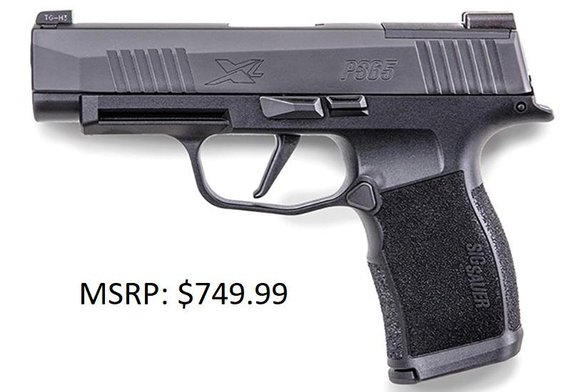 Sig Sauer P365XL 9mm: Sig Sauer P365XL 9mm