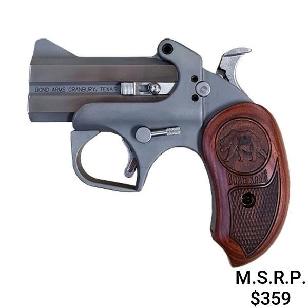 BOND ARMS GRIZZLY BEAR .45 Colt/ .410: 3" Stainless Steel Finish, Rosewood Grip - Used