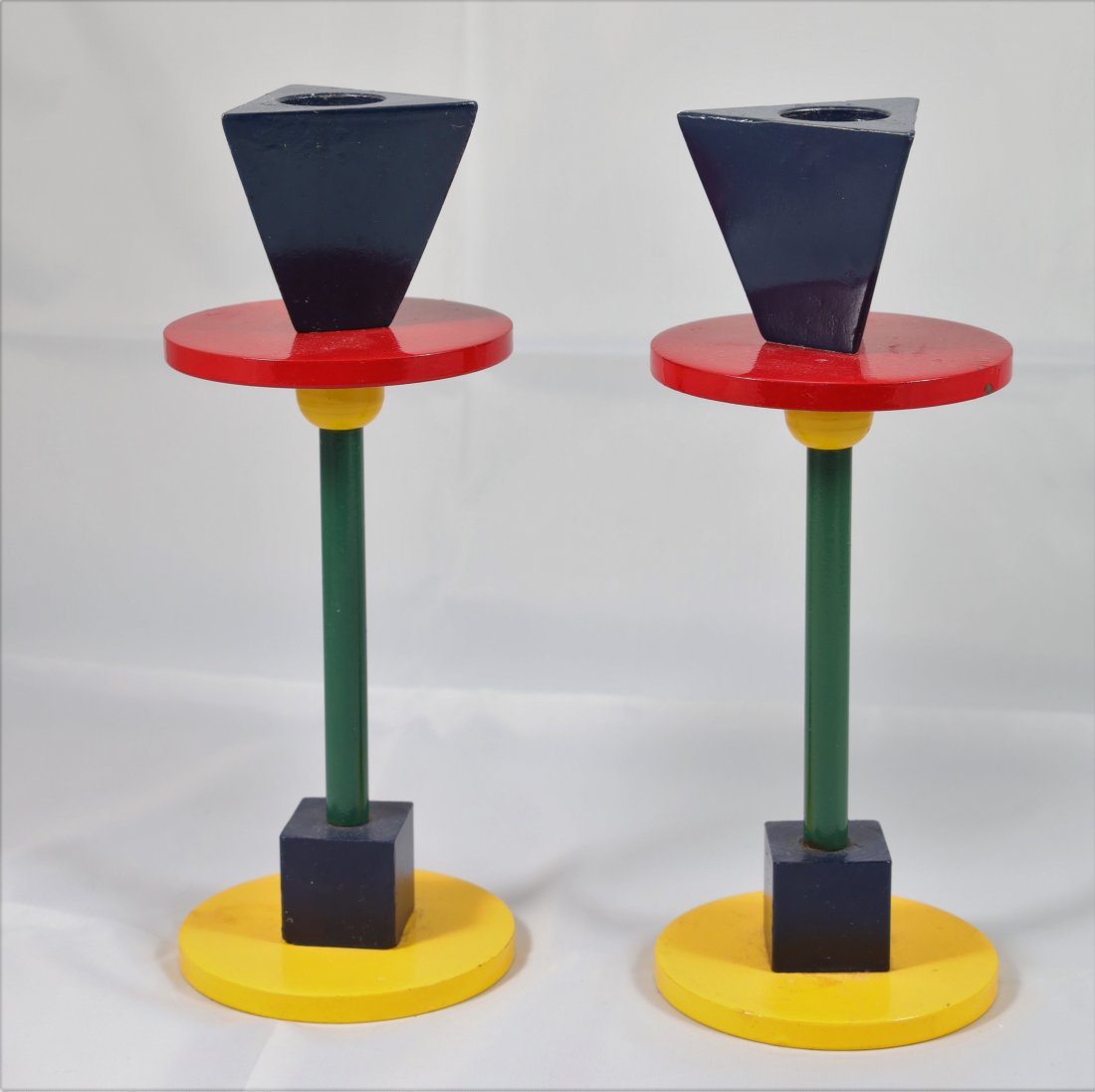 Post Modern Ehore Sotass Metal Candle Holders (1 of 4)