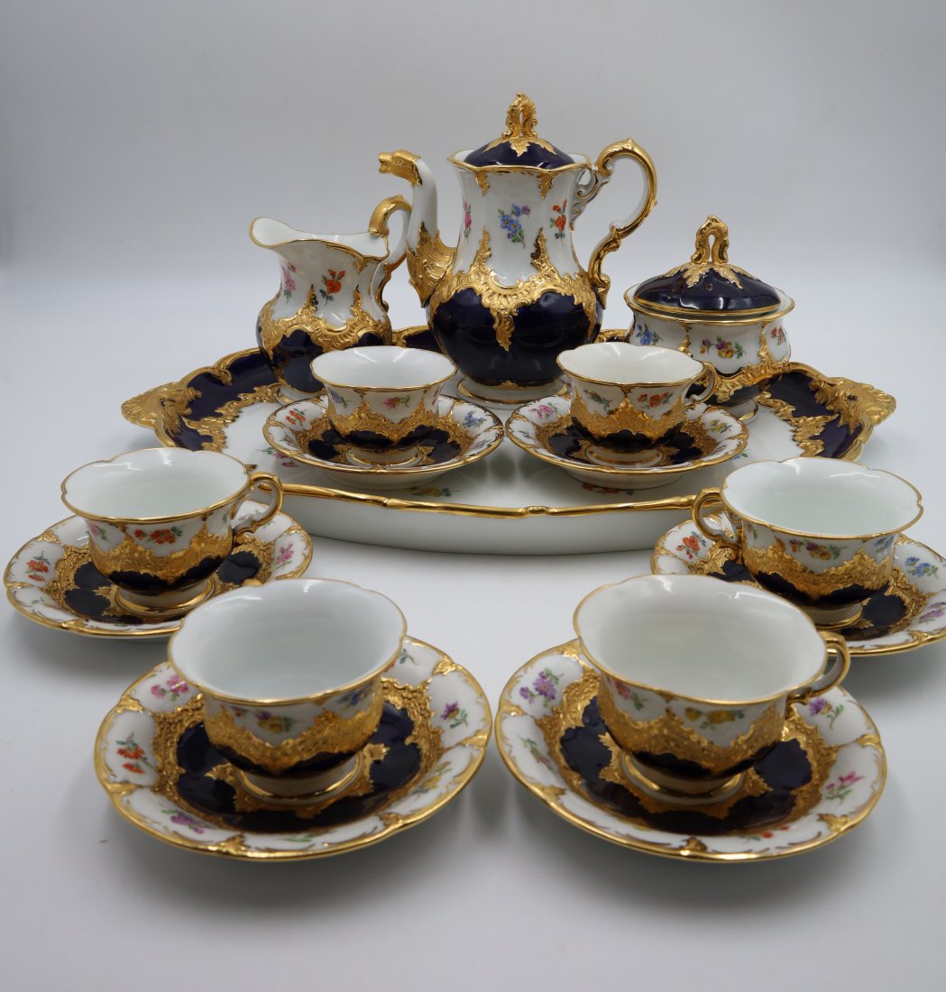 Rare Meissen Porcelain Tea Set (1 of 12)