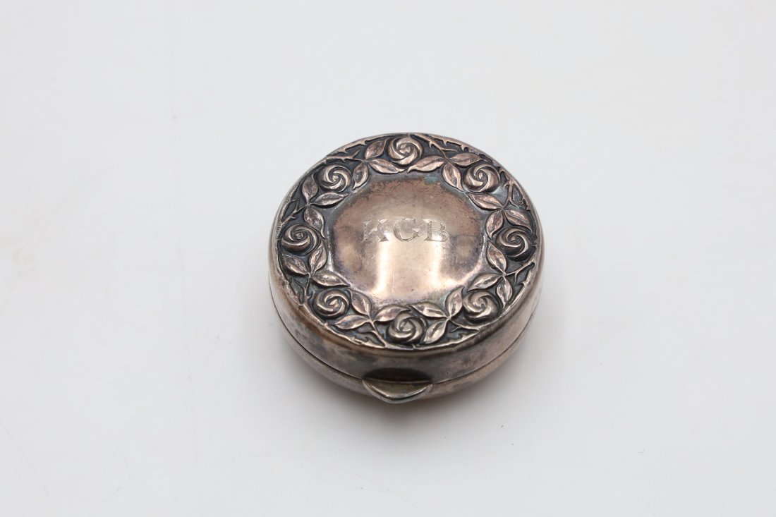 Cartier Sterling Silver Pill Box (1 of 3)