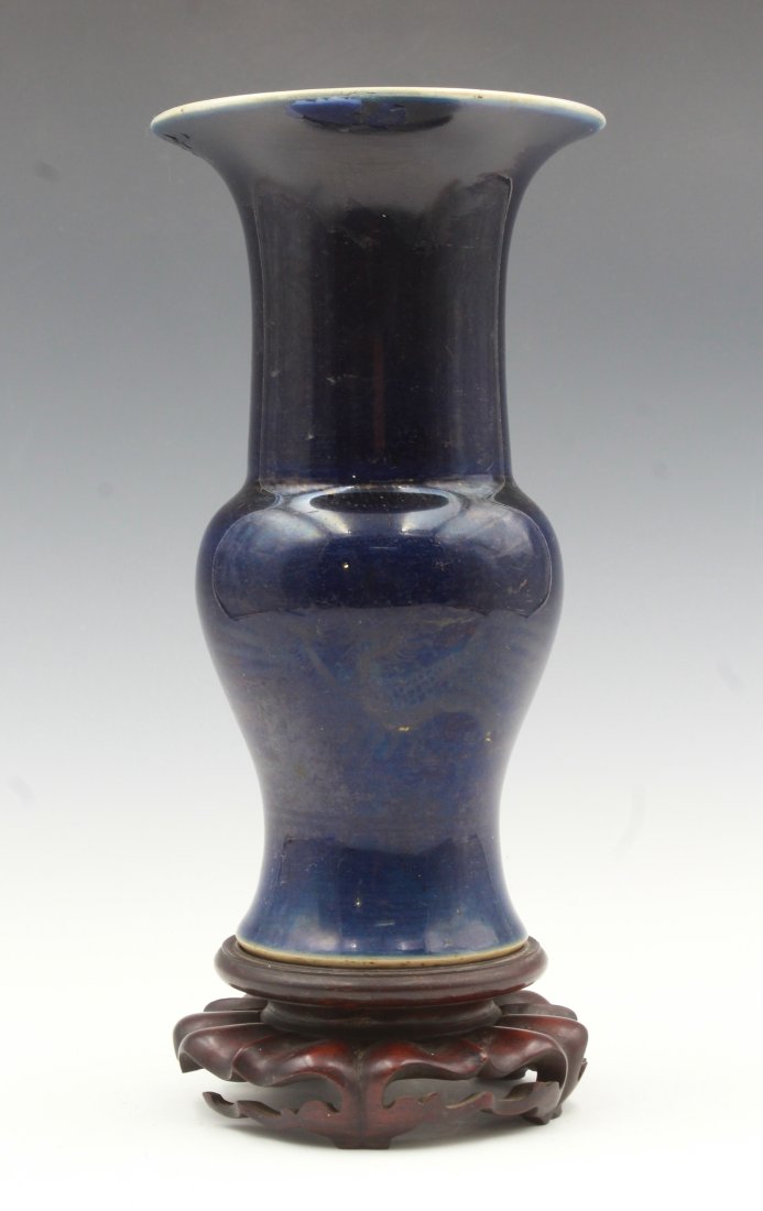 Stunning 18th Century Colbalt Blue Vase (1 of 4)