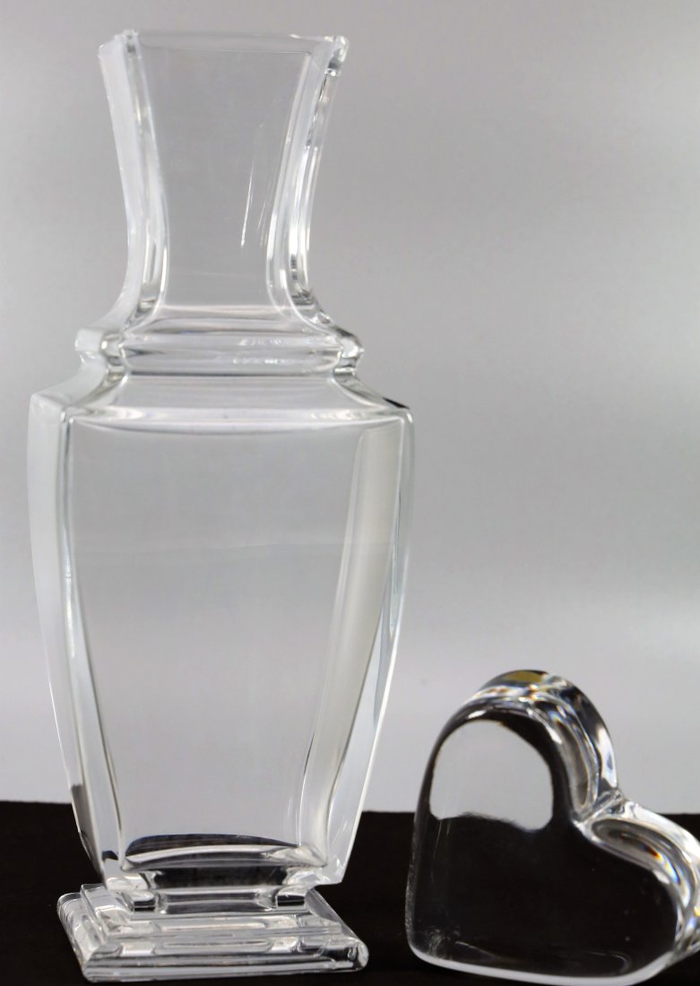 Vintage Elegant Baccarat Crystal Vase & Baccarat Heart (1 of 8)