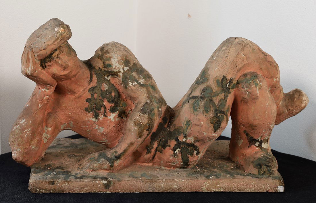 Louis Slobodkin -  Mid Century Relaxing Sailor - dated & signed (1 of 5)