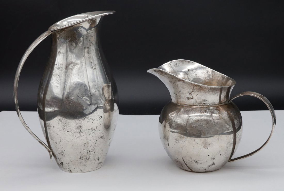Mid Century Sterling Silver Water Pitchers Allan Adler (1 of 8)