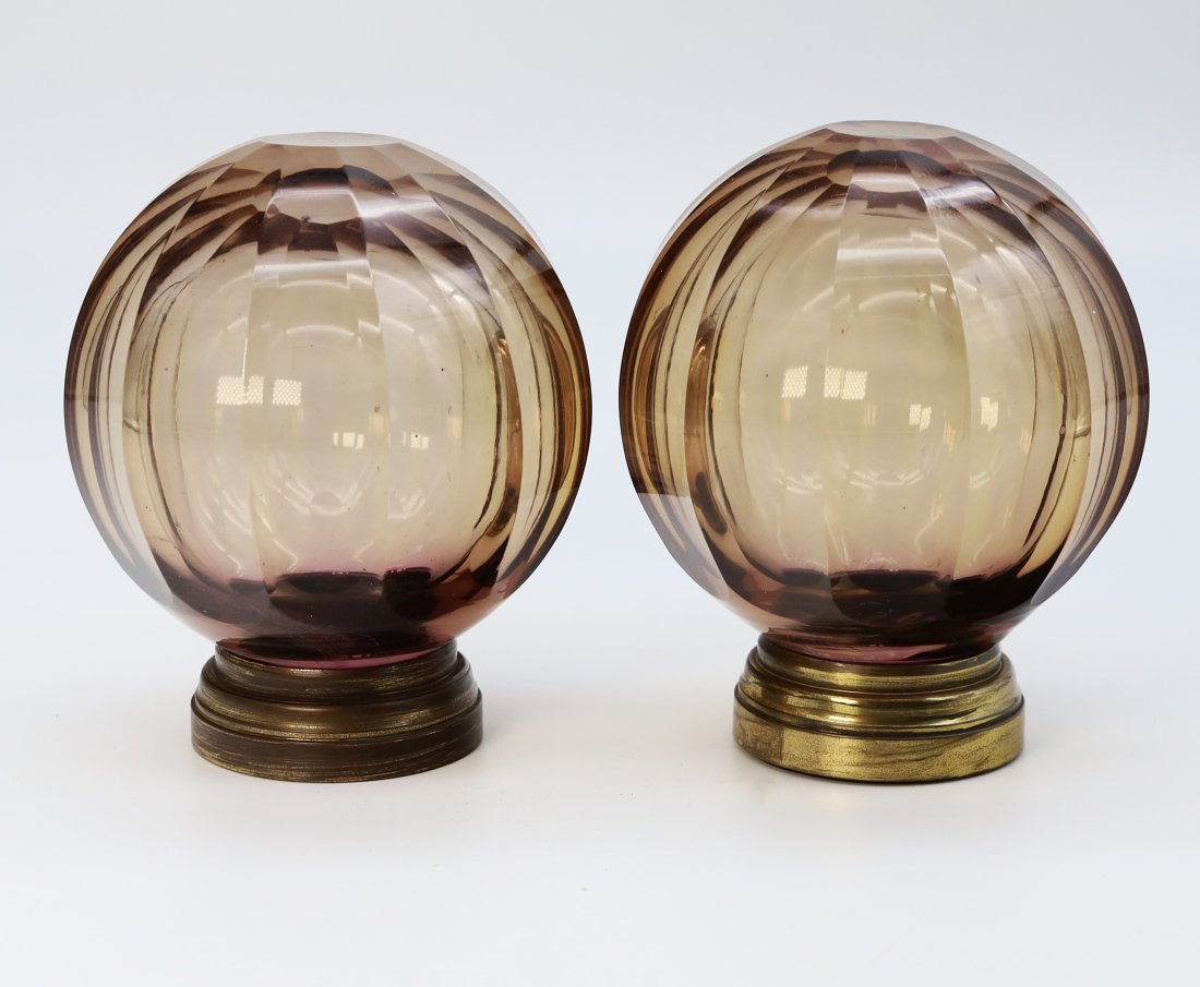 PAIR OF RARE FRENCH NEWEL POST FINIALS (1 of 4)