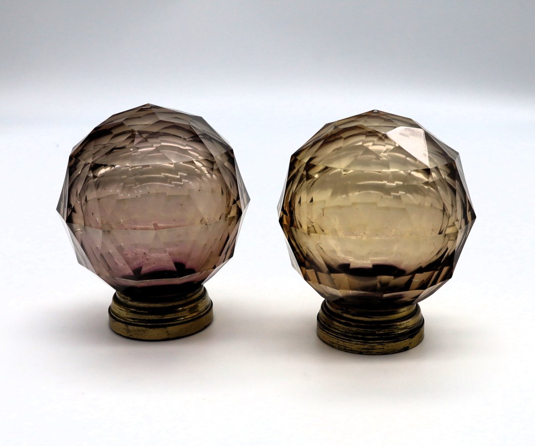 PAIR OF RARE FRENCH NEWEL POST FINIALS (1 of 4)