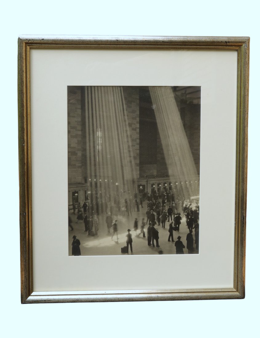 Kenneth Dudley Smith A.R.P.S (B.1896-1965) "Beams of Sunlight" , Grand Central Station Photograph (1 of 3)