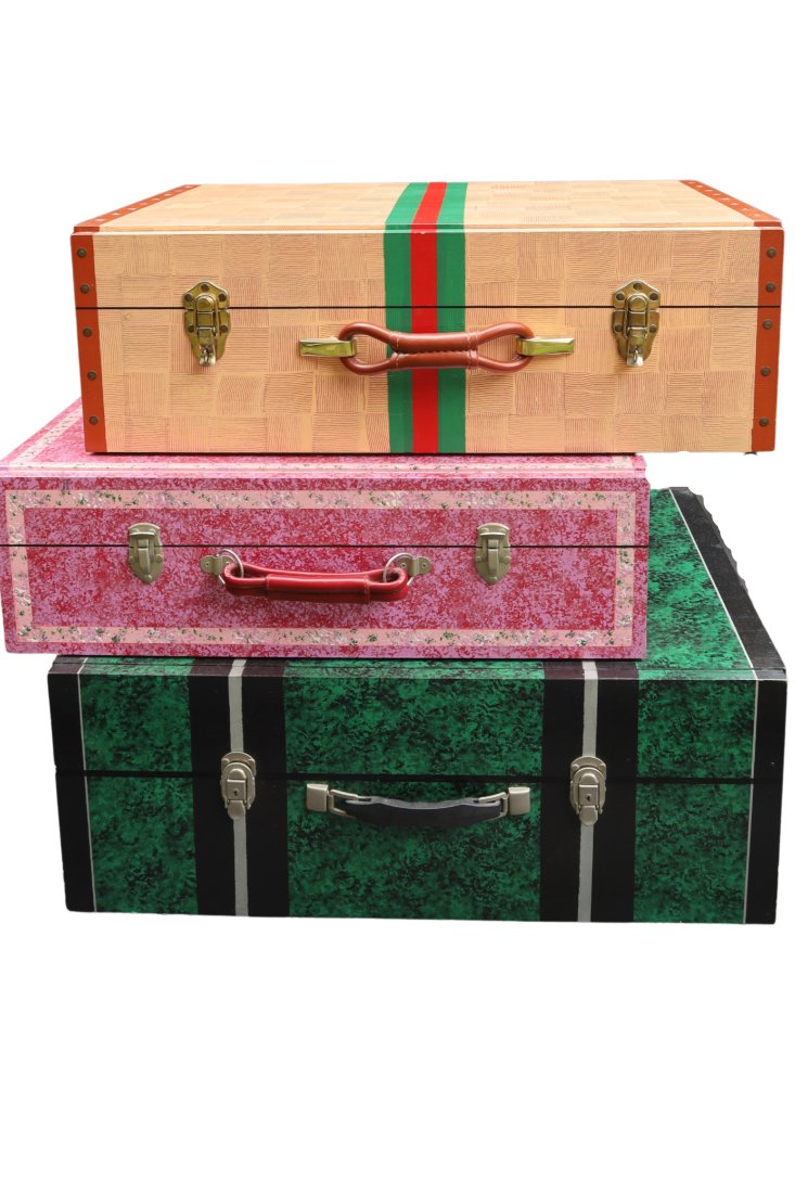 J.Somers Luxury 3 Drawer  Signed Luggage dresser - 1992 (1 of 16)