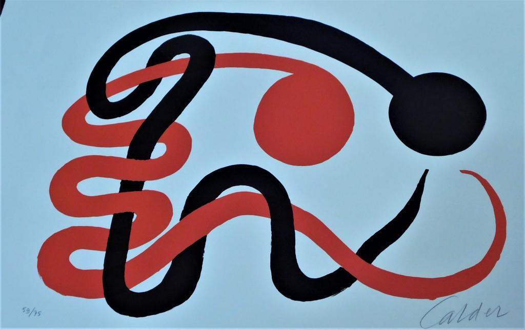 ALEXANDER CALDER RARE LOW EDITION LITHOGRAPH (1 of 1)
